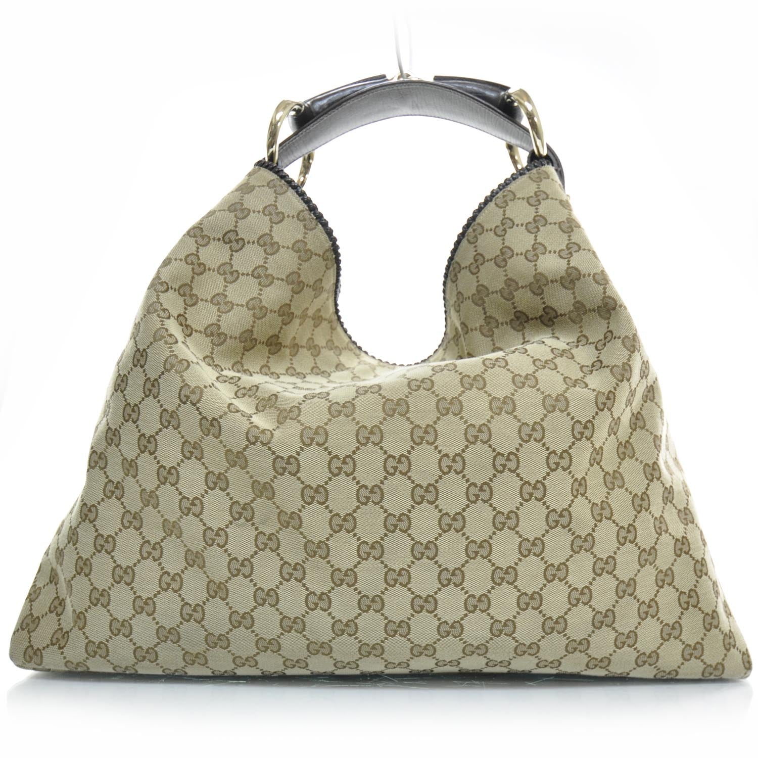 Gucci Monogram Large Horsebit Chain Hobo 6 of 10