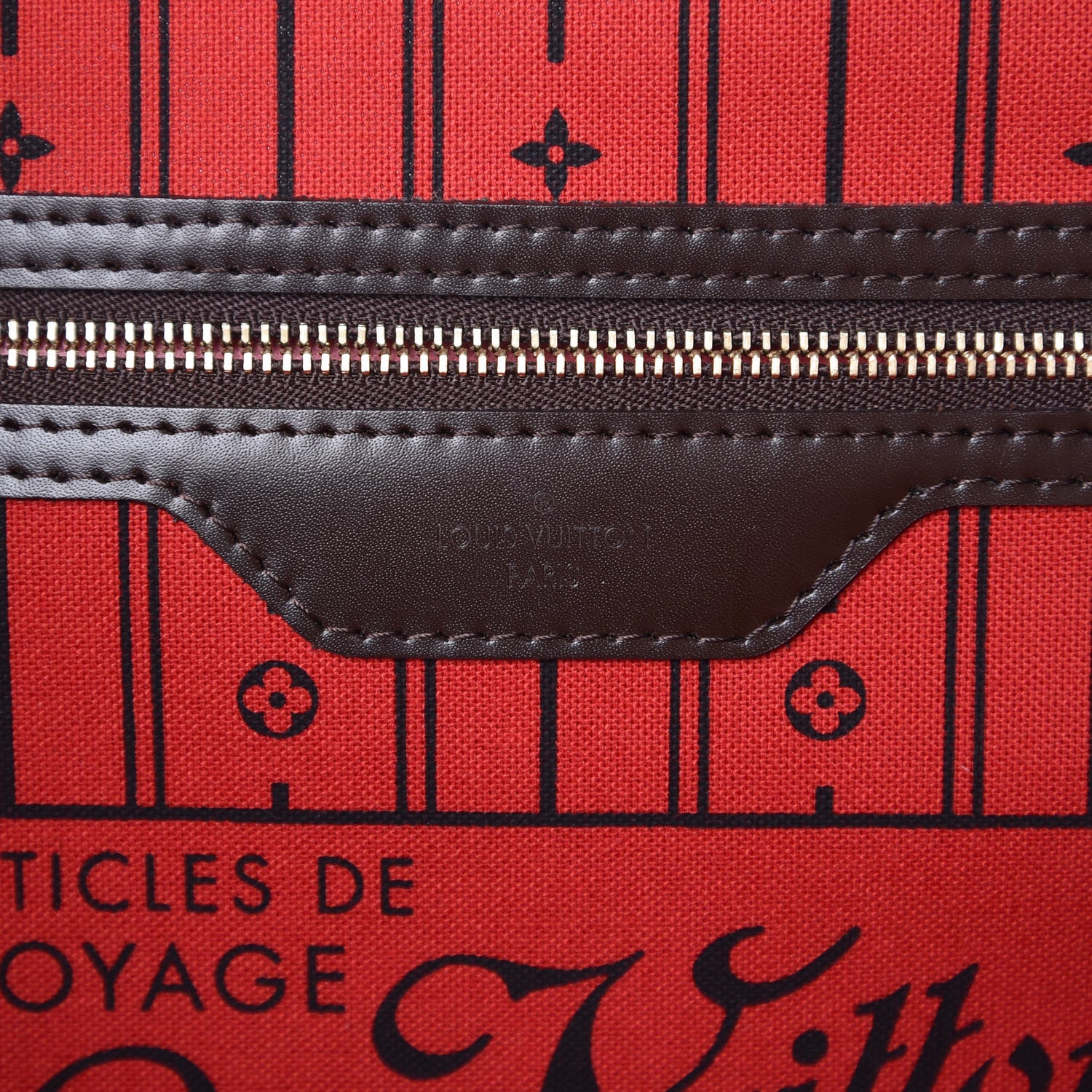 Louis Vuitton Damier Ebene Neverfull MM 6 of 10