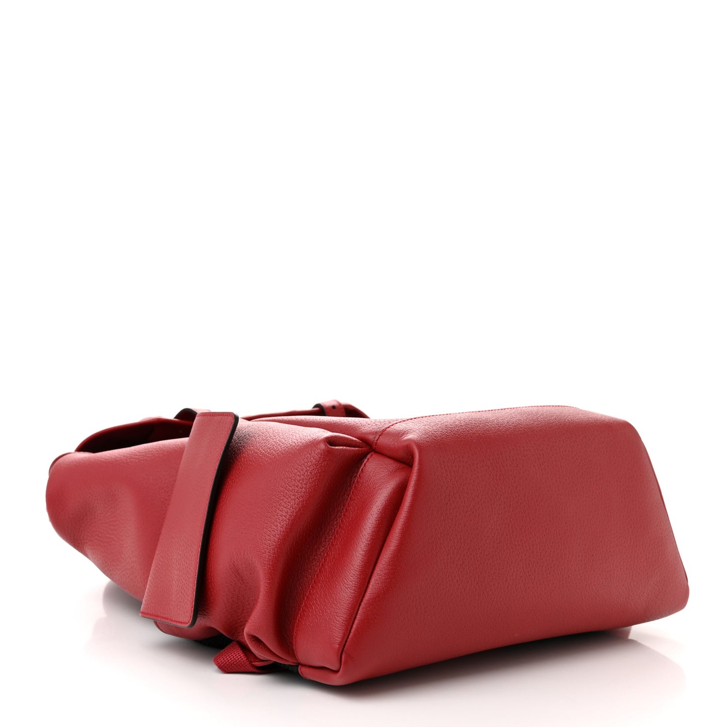 Grained Calfskin Medium Ophidia Double Buckle Backpack Red