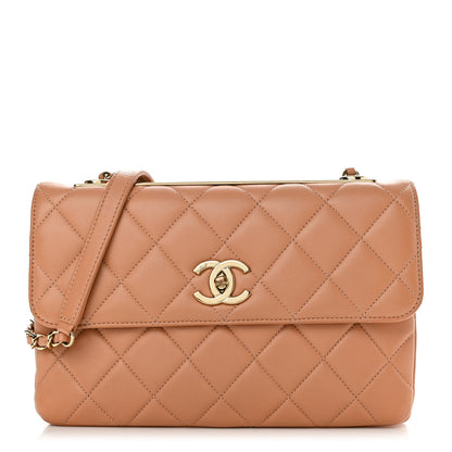 Chanel Lambskin Quilted Medium Trendy CC Flap Beige 1 of 17