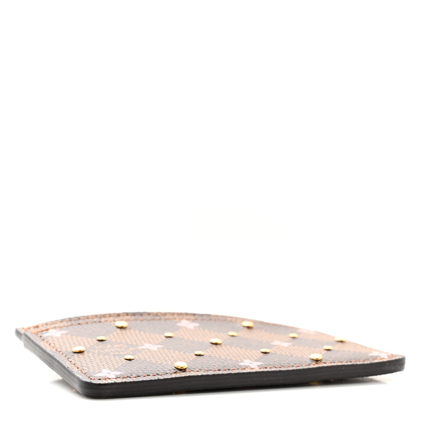 Louis Vuitton Damier Ebene Studded Card Holder 4 of 6