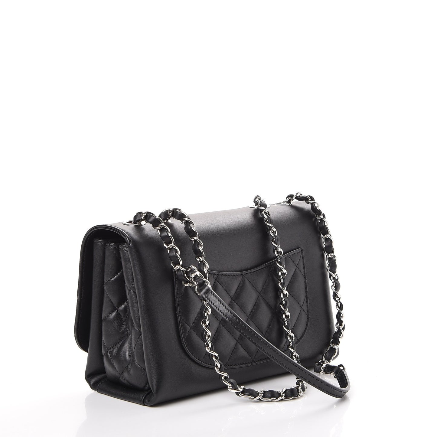 Calfskin Small Tramezzo Flap Black