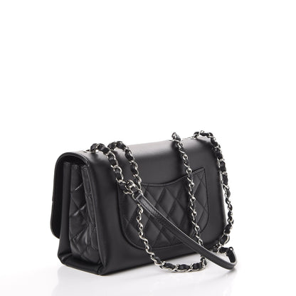 Chanel Calfskin Small Tramezzo Flap Black 3 of 8