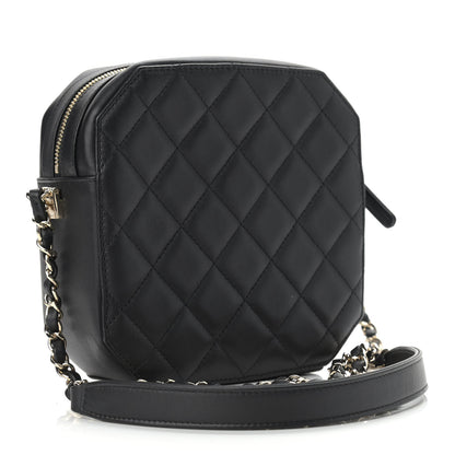 Chanel Calfskin CC Clock Camera Case Black 3 of 10