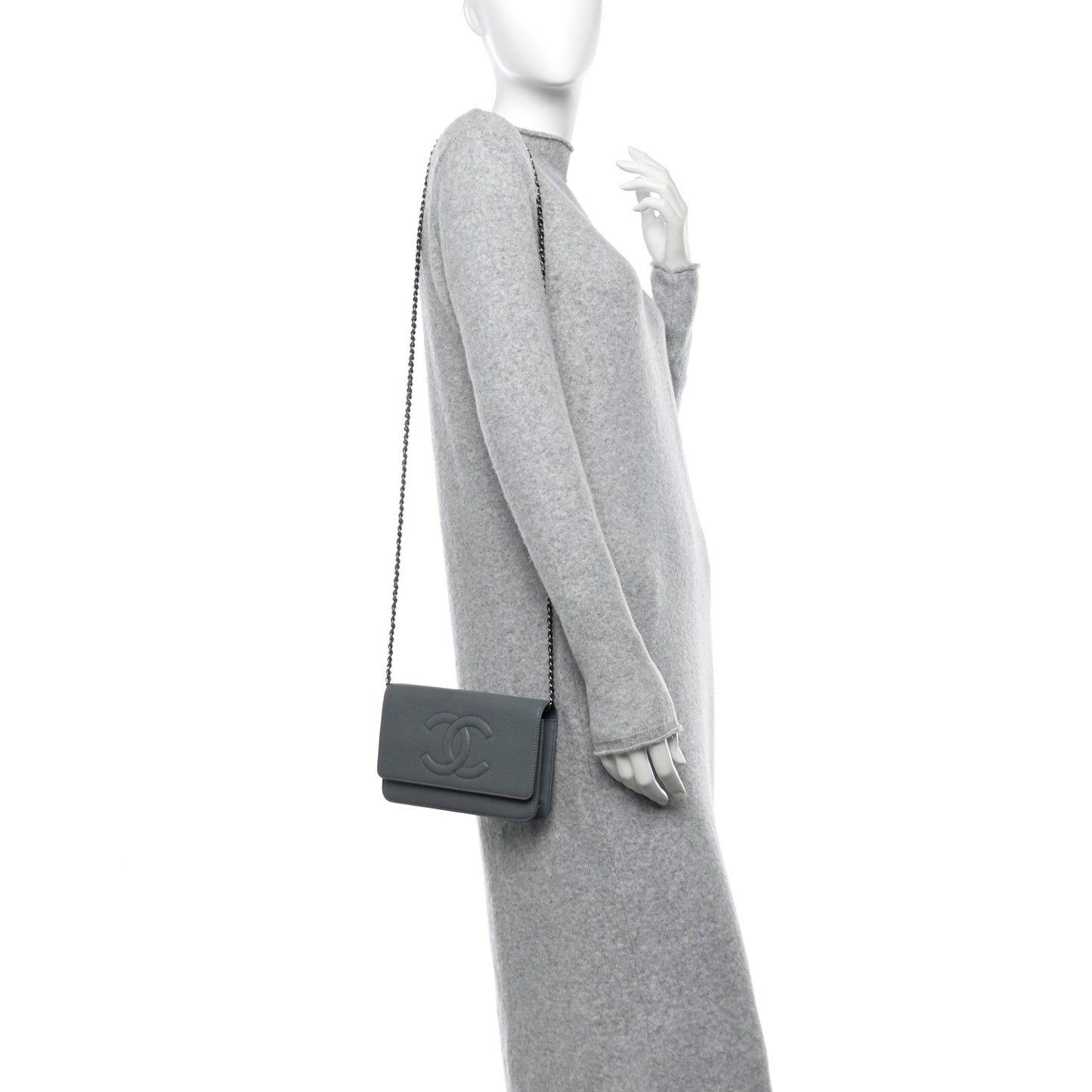 Caviar Timeless CC Wallet on Chain WOC Blue