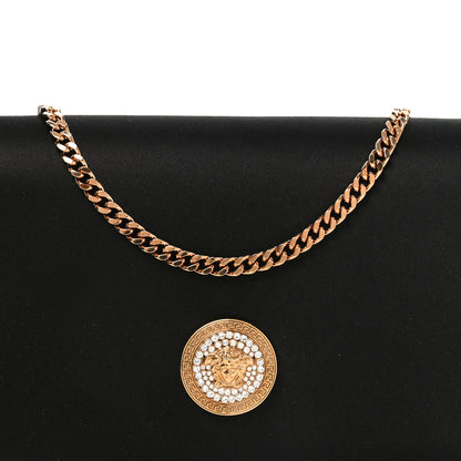 Versace Satin La Medusa Mini Crossbody Black 7 of 9