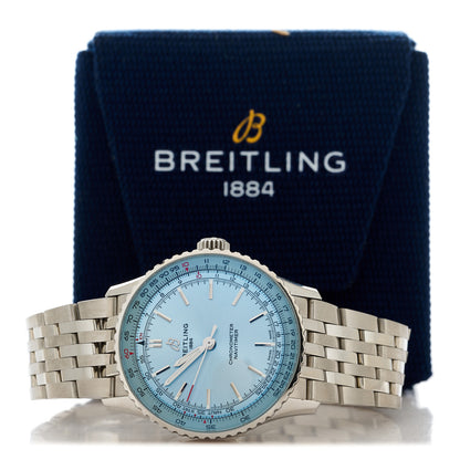 Breitling Stainless Steel 41mm Navitimer Automatic Watch Ice Blue A17329171C1A1 5 of 5