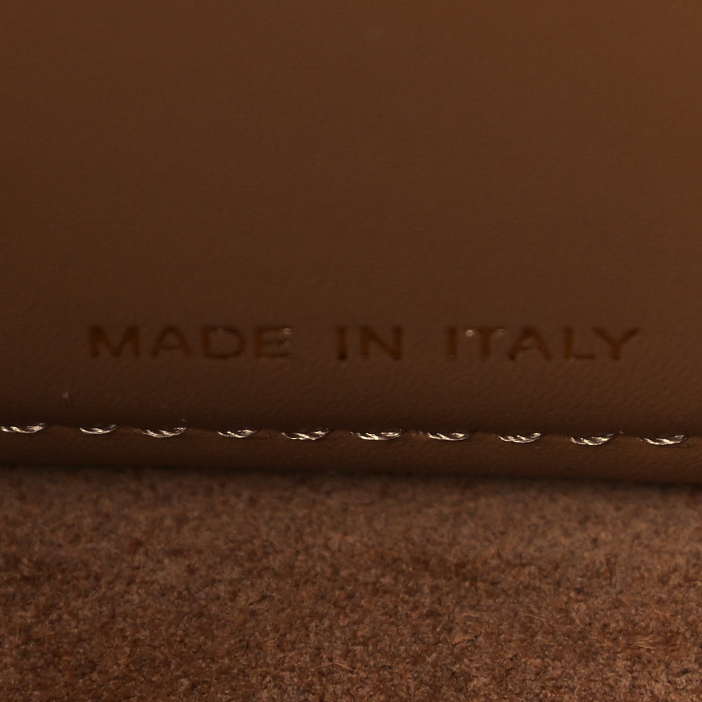 Vitello King Small Fendi Way Tote Miele Scuro