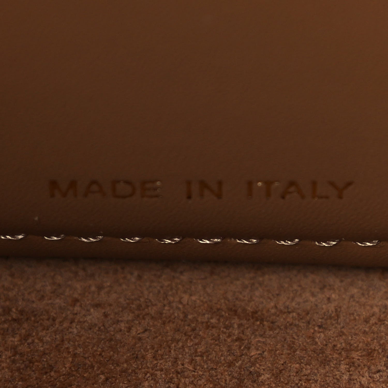 Fendi Vitello King Small Fendi Way Tote Miele Scuro 6 of 10
