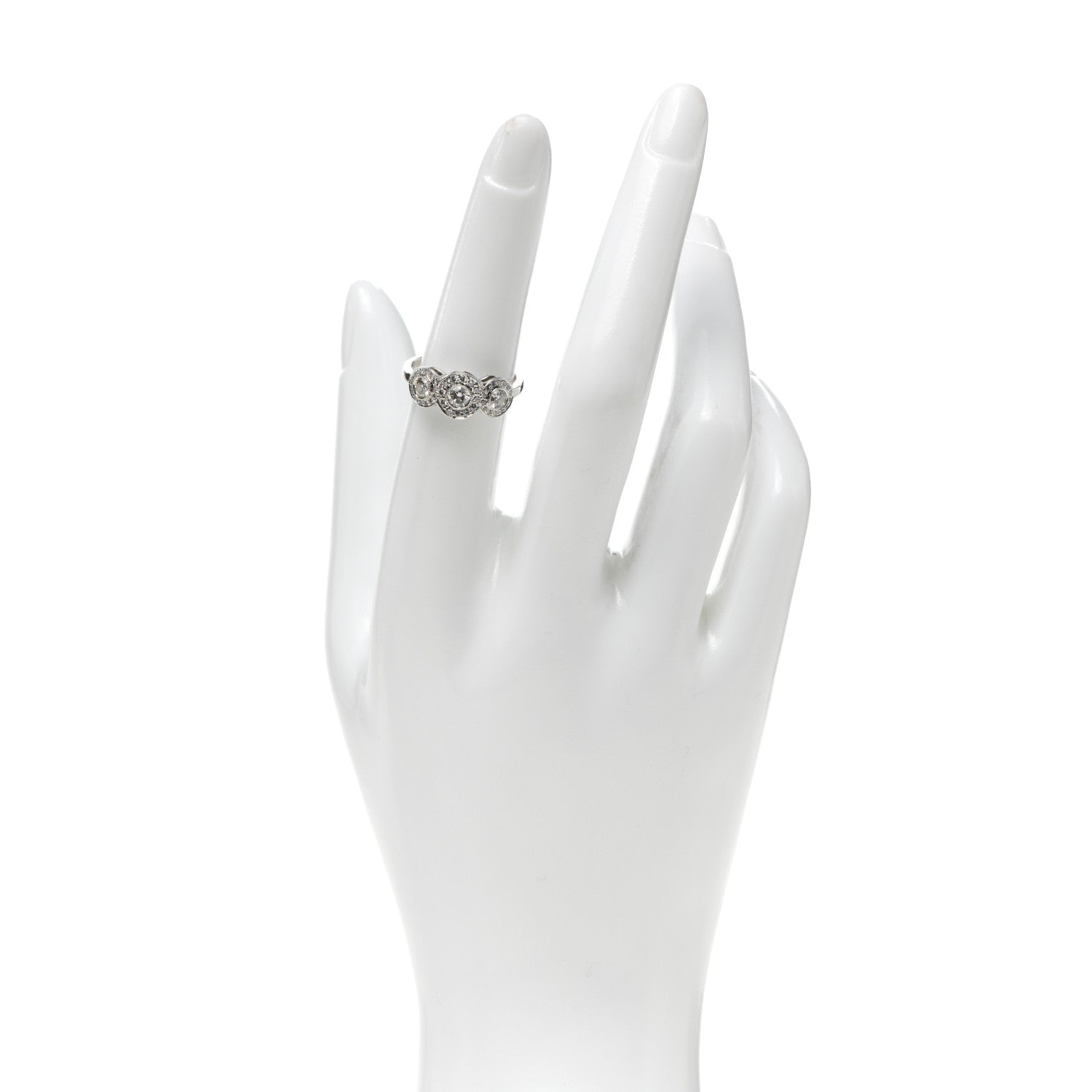 Tiffany Platinum Diamond Circlet Ring 53 6.5 2 of 6