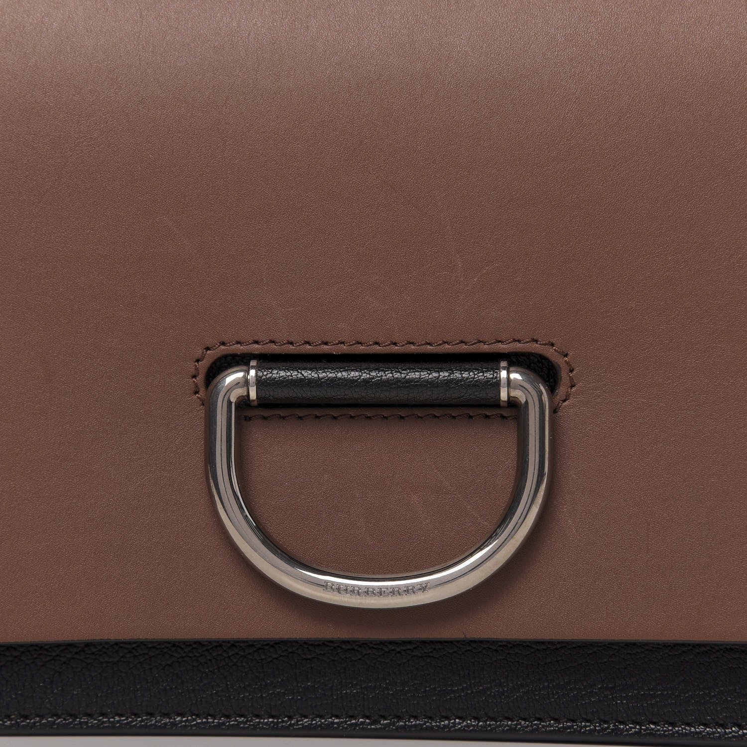 Burberry Calfskin Small D-Ring Bag Tan Black 11 of 11