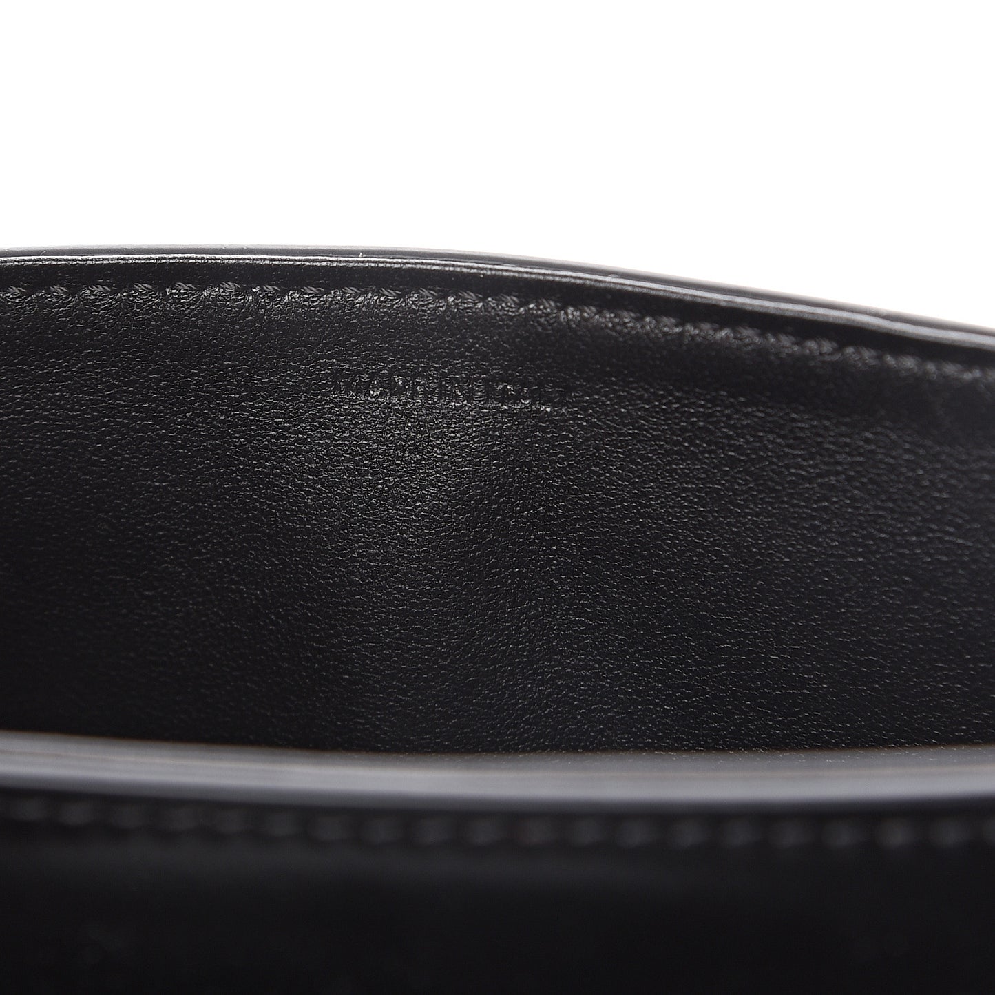 Patent Calfskin Besace Small 16 Black