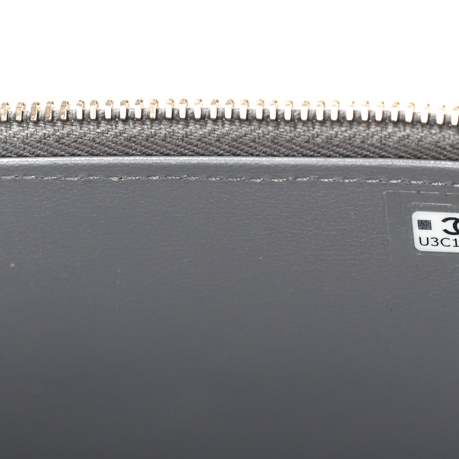 Chanel Patent Quilted Quilted Small Top Handle Vanity Case With Chain Grey 8 of 13