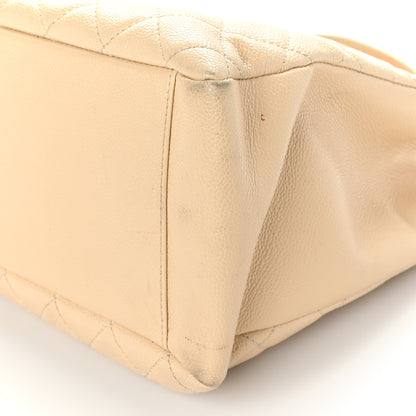Chanel Caviar Quilted Grand Shopping Tote GST Beige Clair 9 of 14