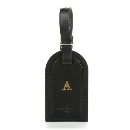 Louis Vuitton Calfskin Black Luggage Tag 1 of 5