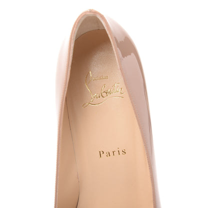 Christian Louboutin Patent Pigalle Follies 55 Pumps 39.5 Nude 6 of 8