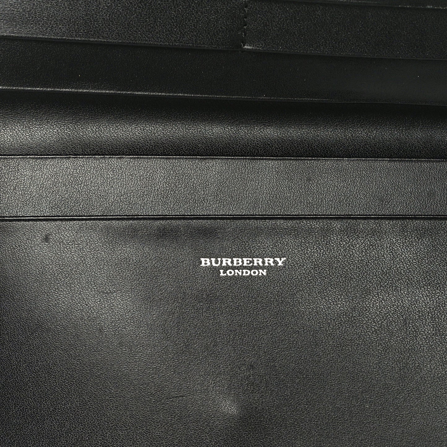 House Check Continental Wallet Black