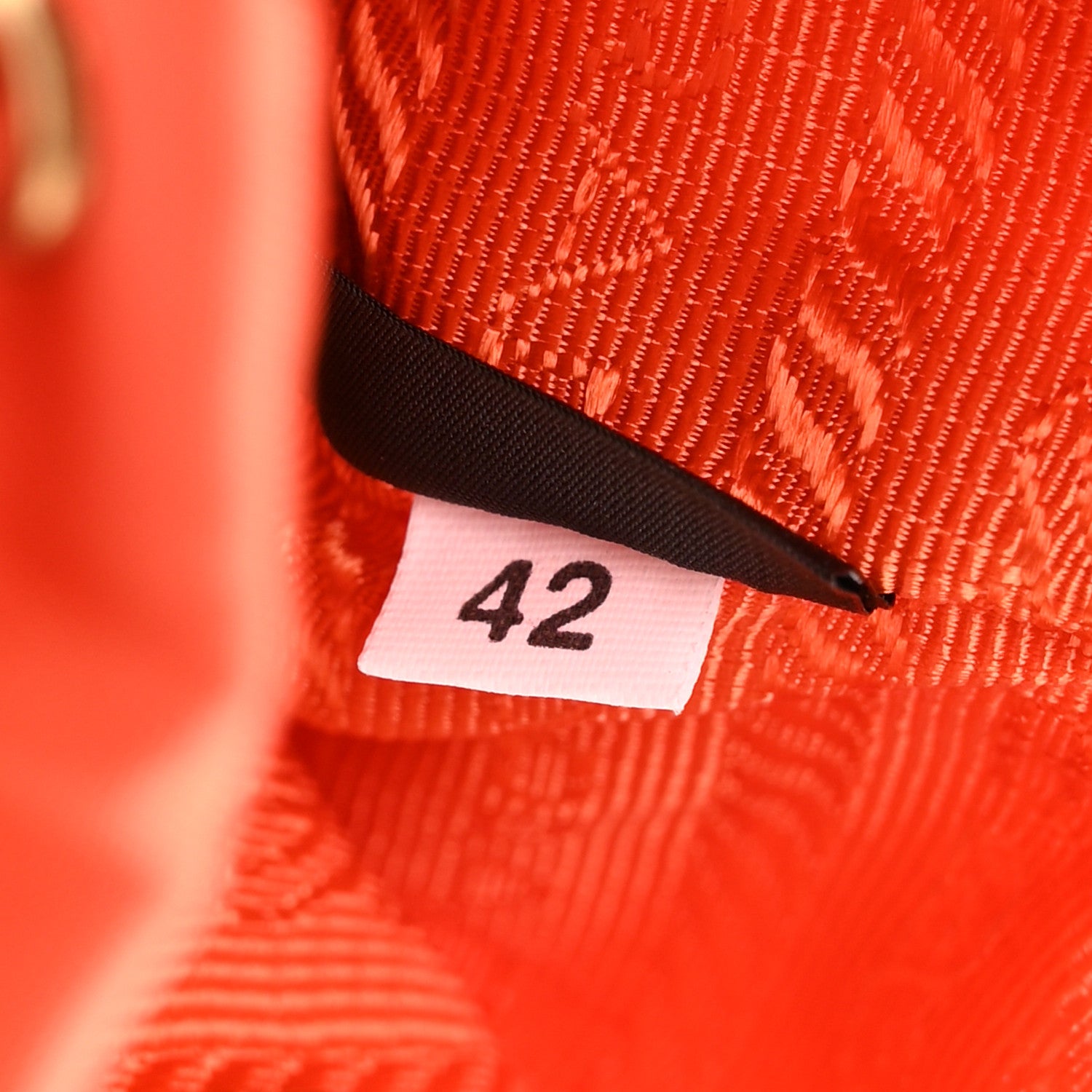 Prada Re-Nylon Saffiano Mini Icon Keychain Charm Arancio 6 of 9