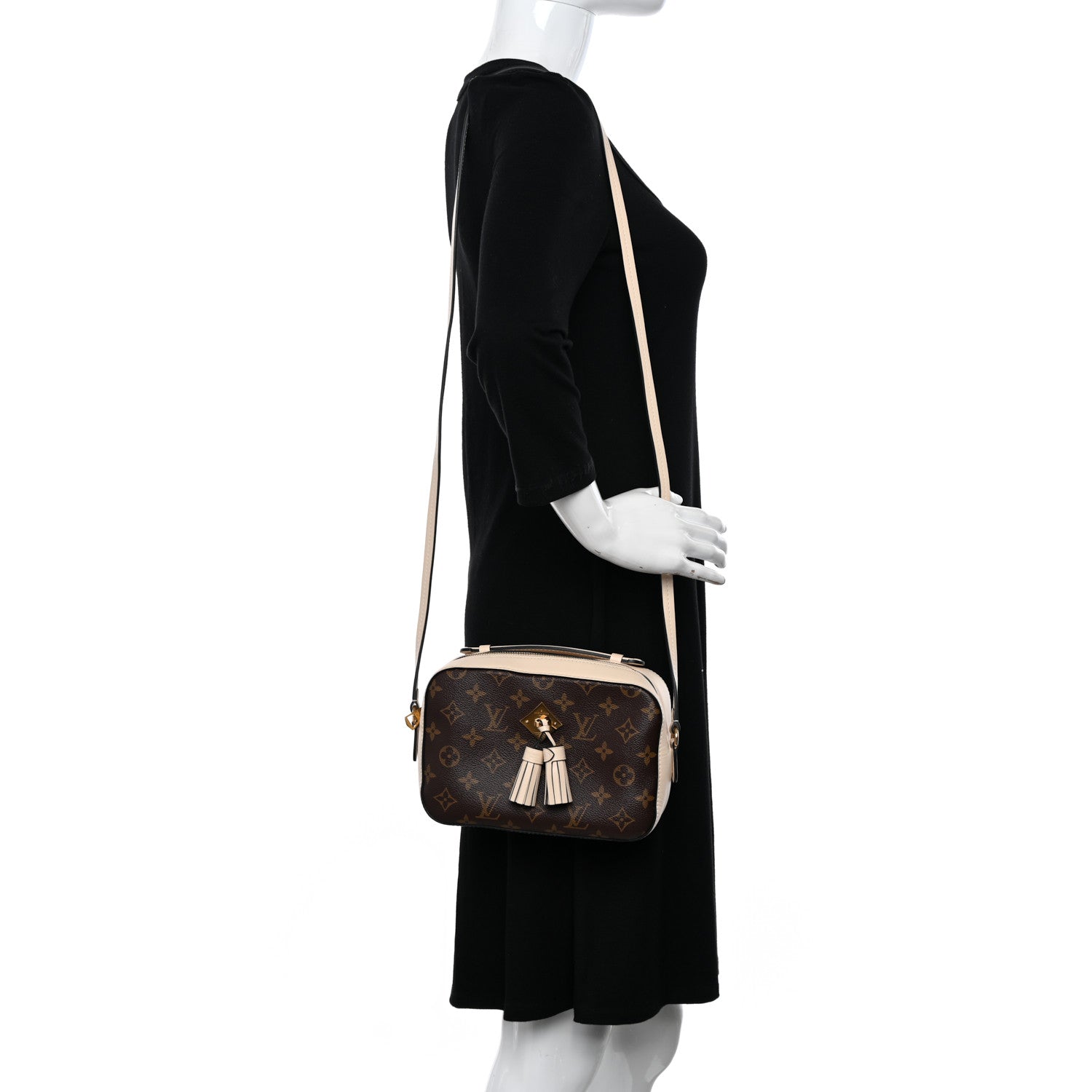 Louis Vuitton Monogram Saintonge Creme 3 of 12