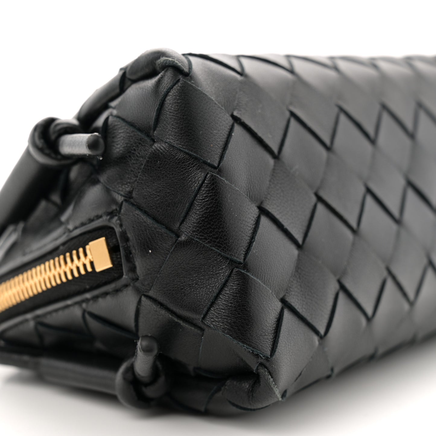 Nappa Intrecciato Concert Pouch Black