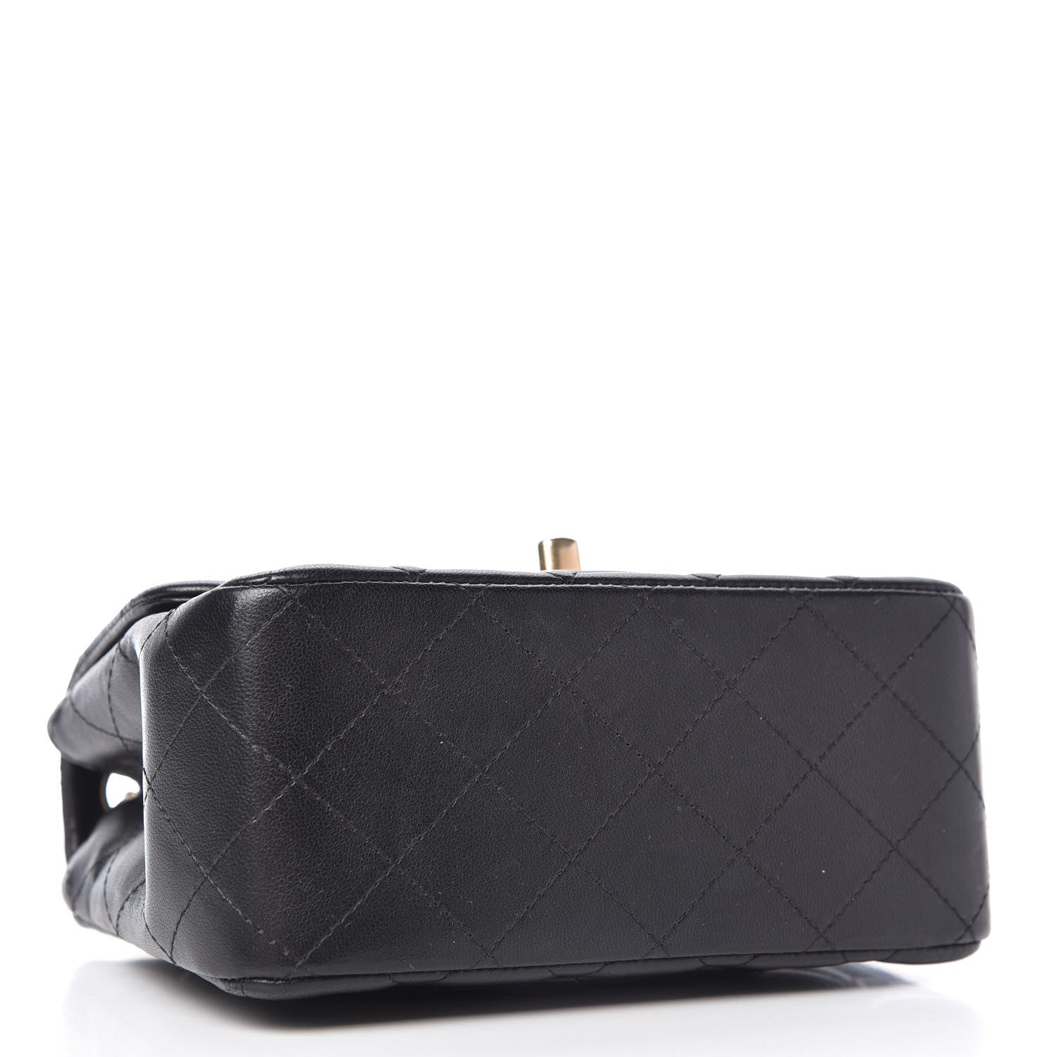 Chanel Lambskin Quilted Mini Square Flap Black 4 of 11