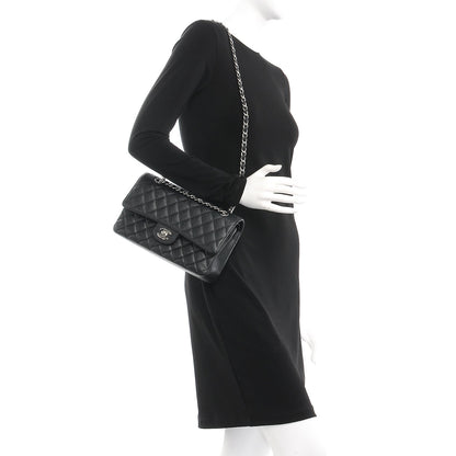 Chanel Caviar Quilted Medium Double Flap Black 3 of 9