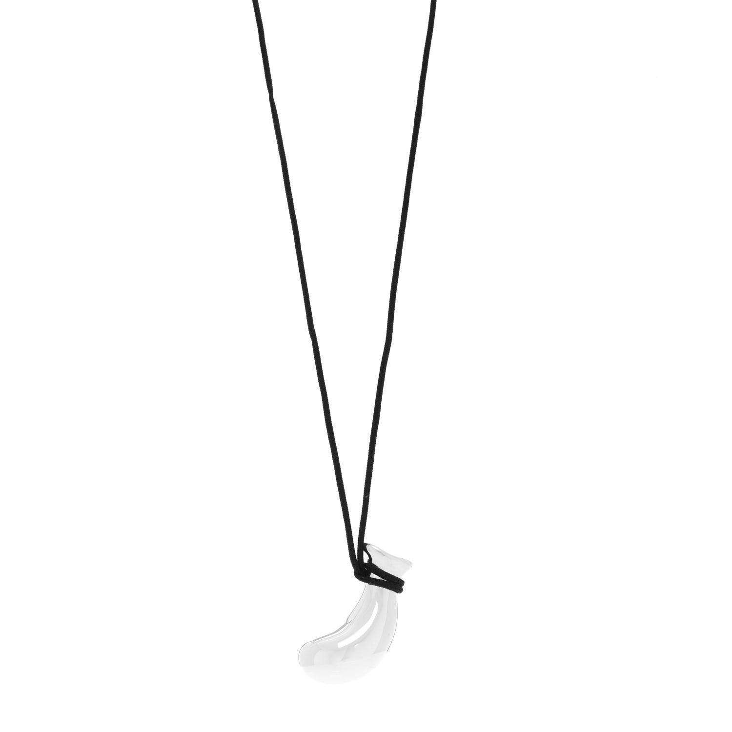 Tiffany Sterling Silver Silk Elsa Peretti Bottle Jug Pendant Necklace 1 of 6