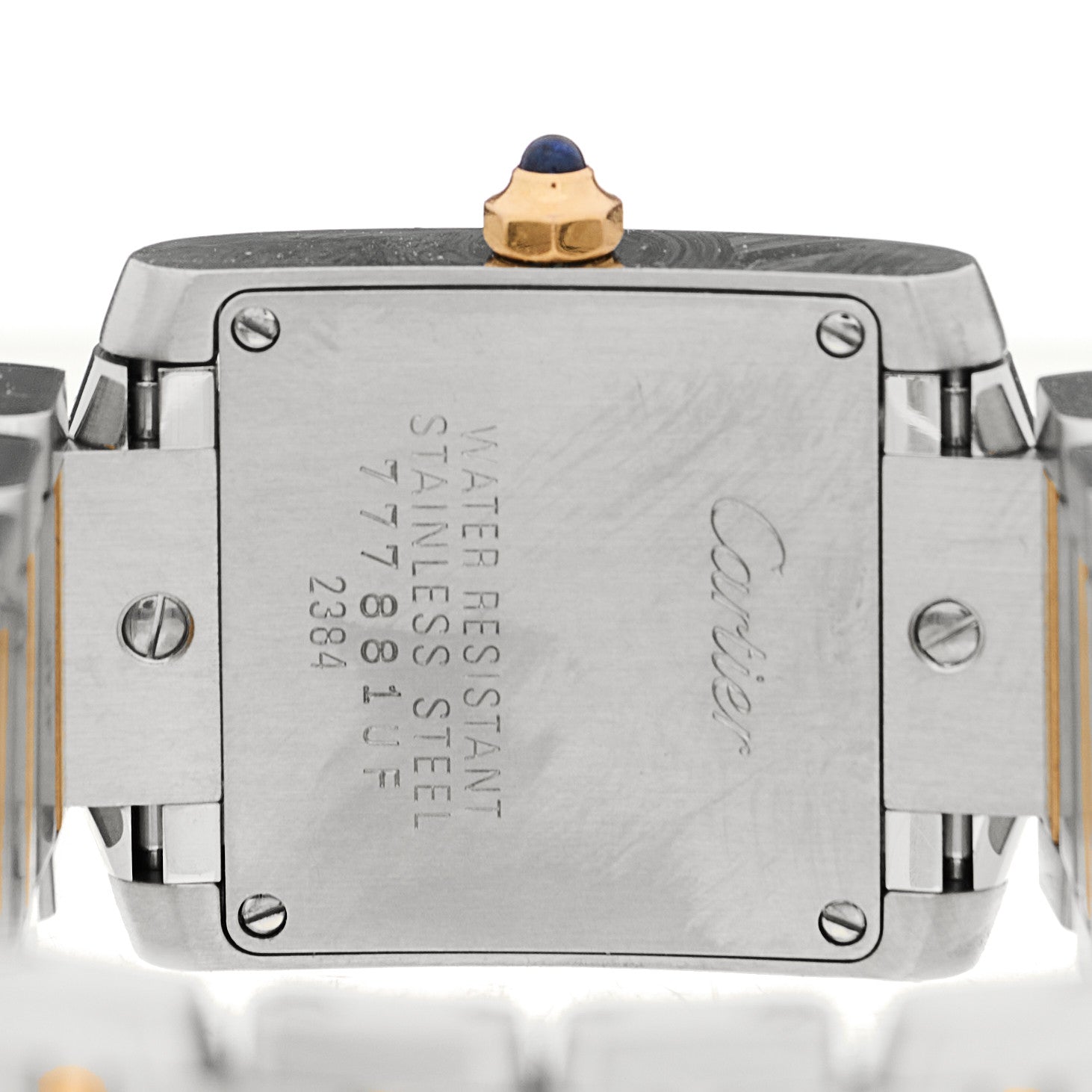 Cartier Stainless Steel 18K Pink Gold Mother of Pearl 20mm Tank Francaise Quartz Watch 4 of 5