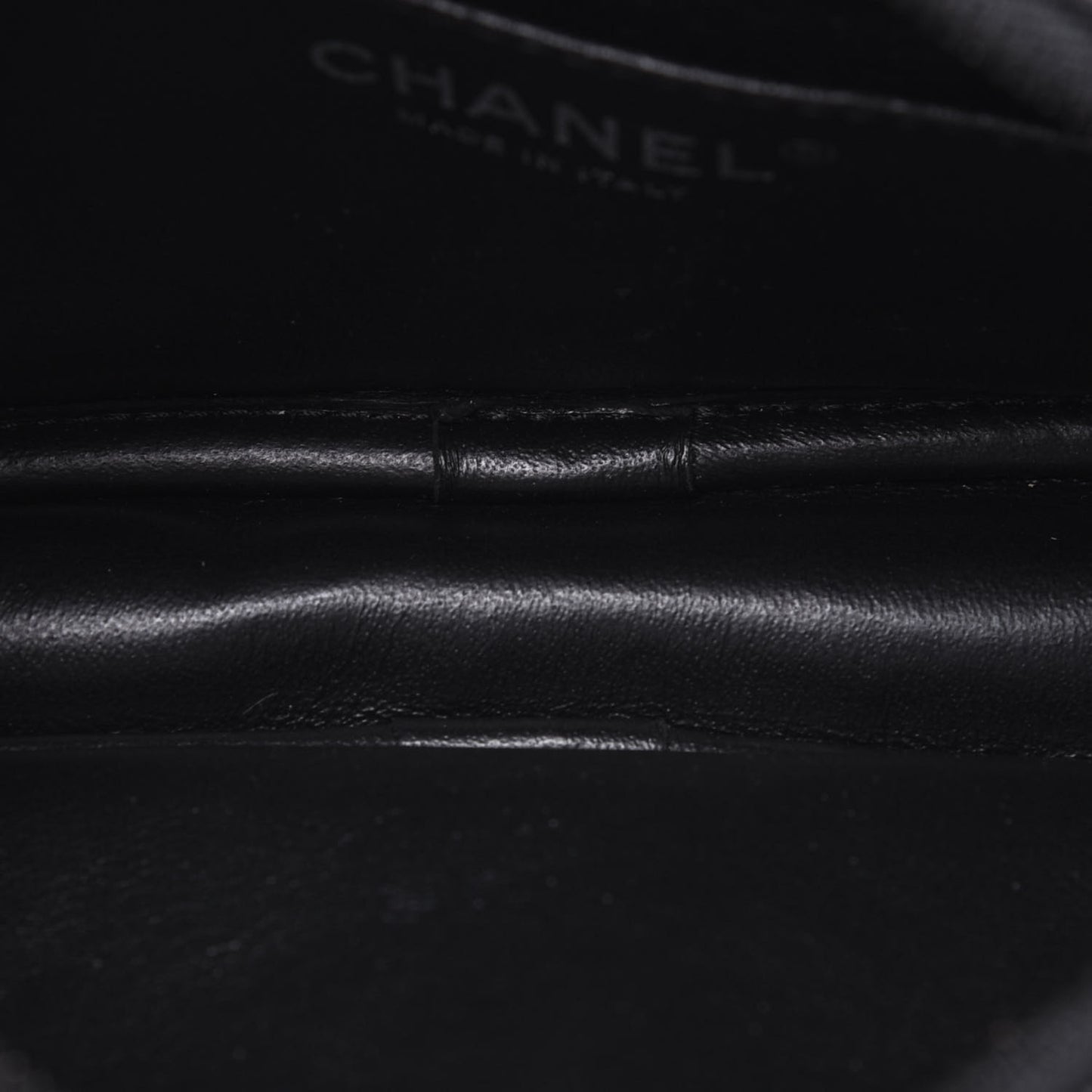 Aged Calfskin Chevron Mini Reissue Camera Case So Black