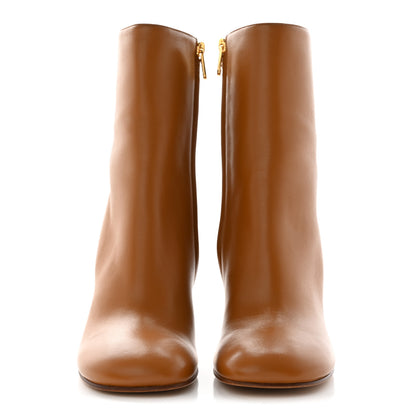 Fendi Nappa Fendi First 95mm Booties 38 Caramello 2 of 10