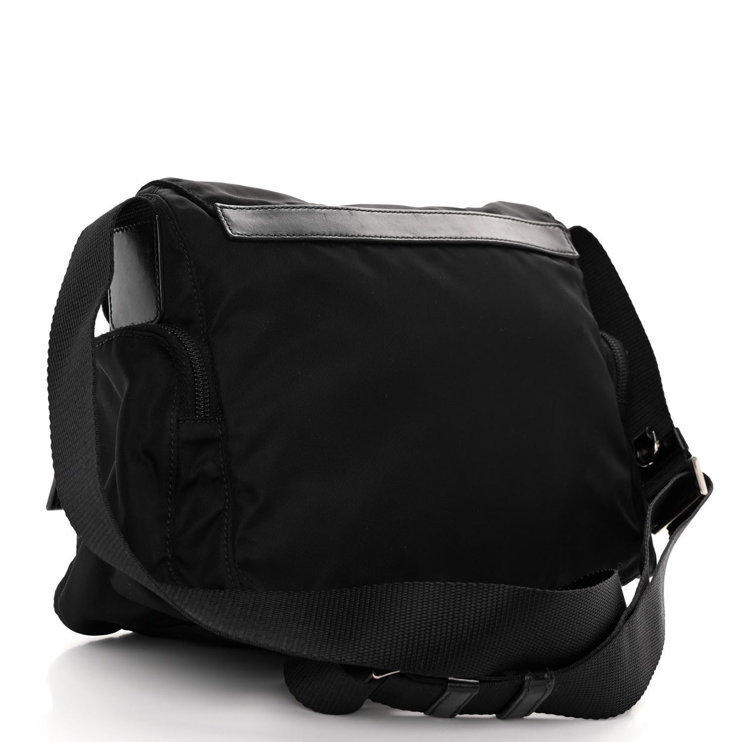 Nylon Vela Messenger Black