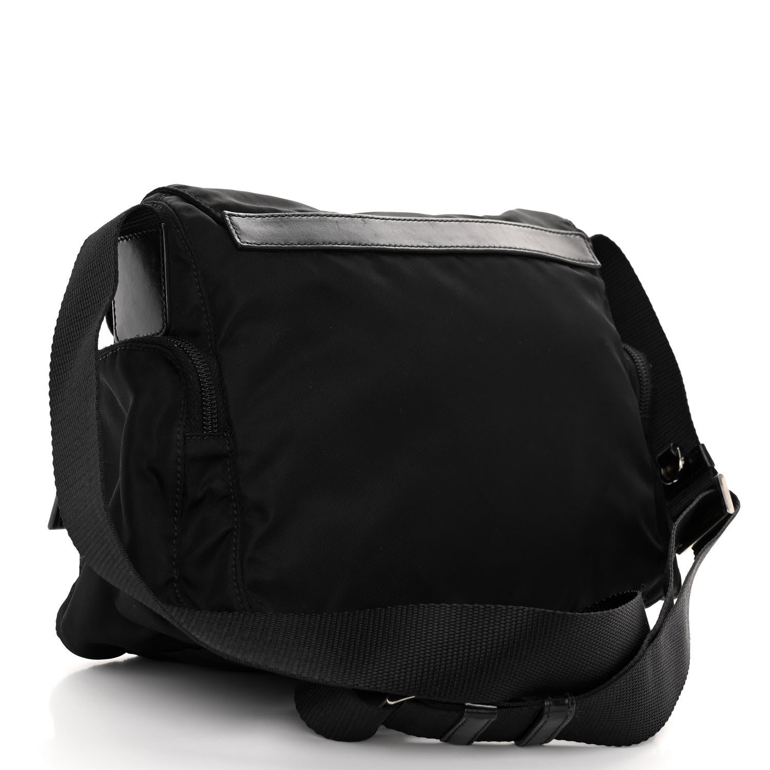 Prada Nylon Vela Messenger Black 3 of 11