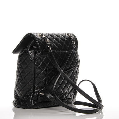 Chanel Lambskin Quilted Large Urban Spirit Backpack Black 3 of 10