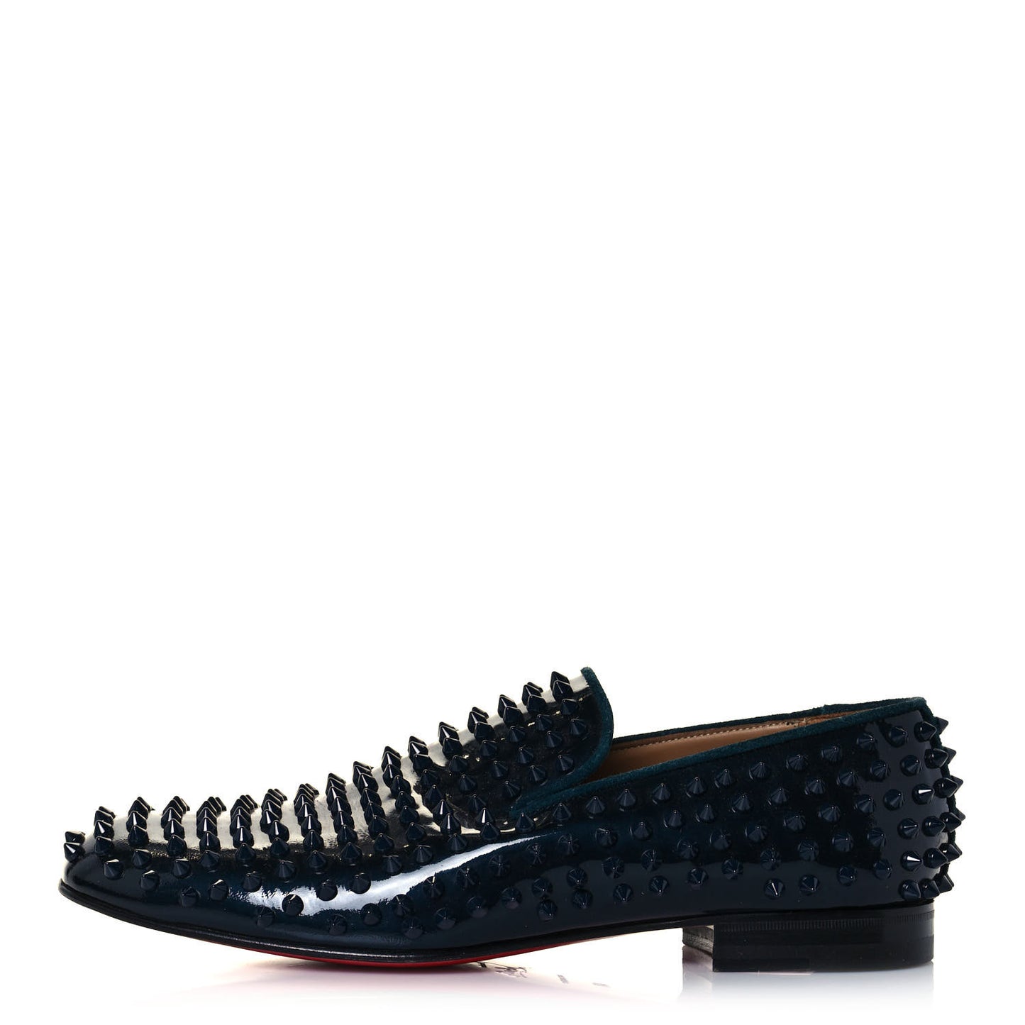 Mens Calfskin Dandelion Spikes Flat Loafers 41 Turquin