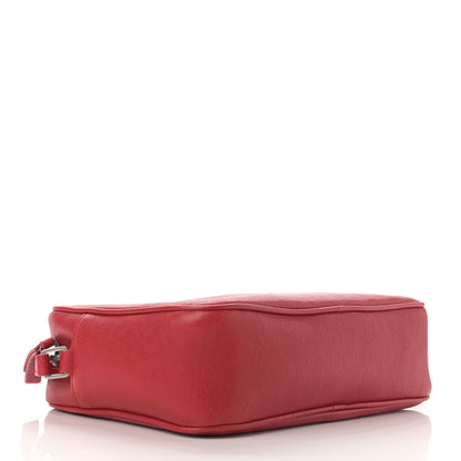 Saint Laurent Calfskin Monogram Small Lou Camera Bag Red 4 of 10