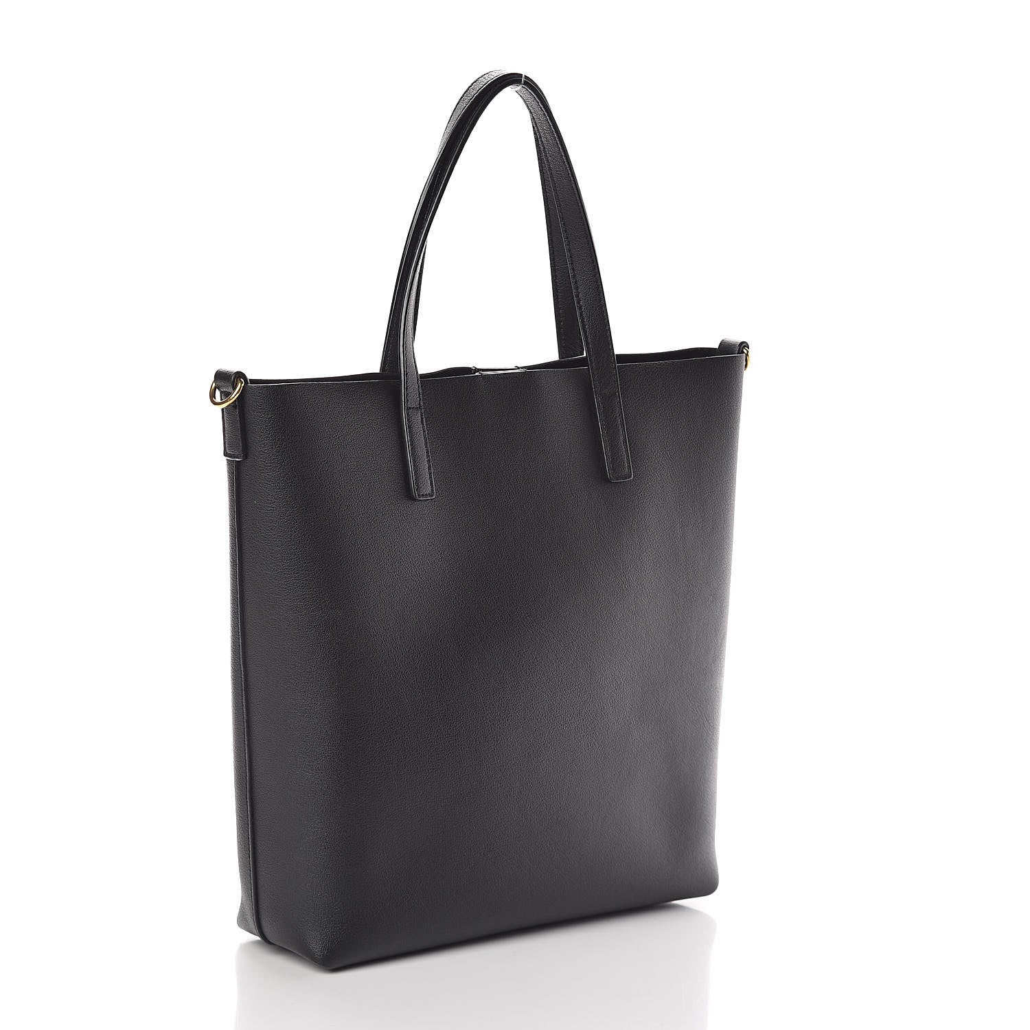 Saint Laurent Calfskin Toy Shopping Tote Black 3 of 9