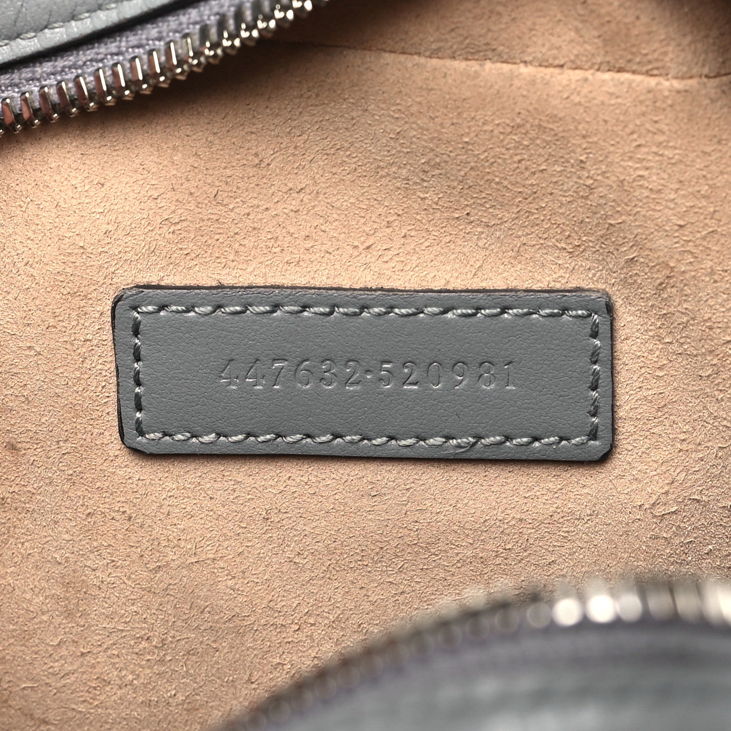 Gucci Calfskin Matelasse Aria Small GG Marmont Chain Shoulder Bag Deep Grey 7 of 11