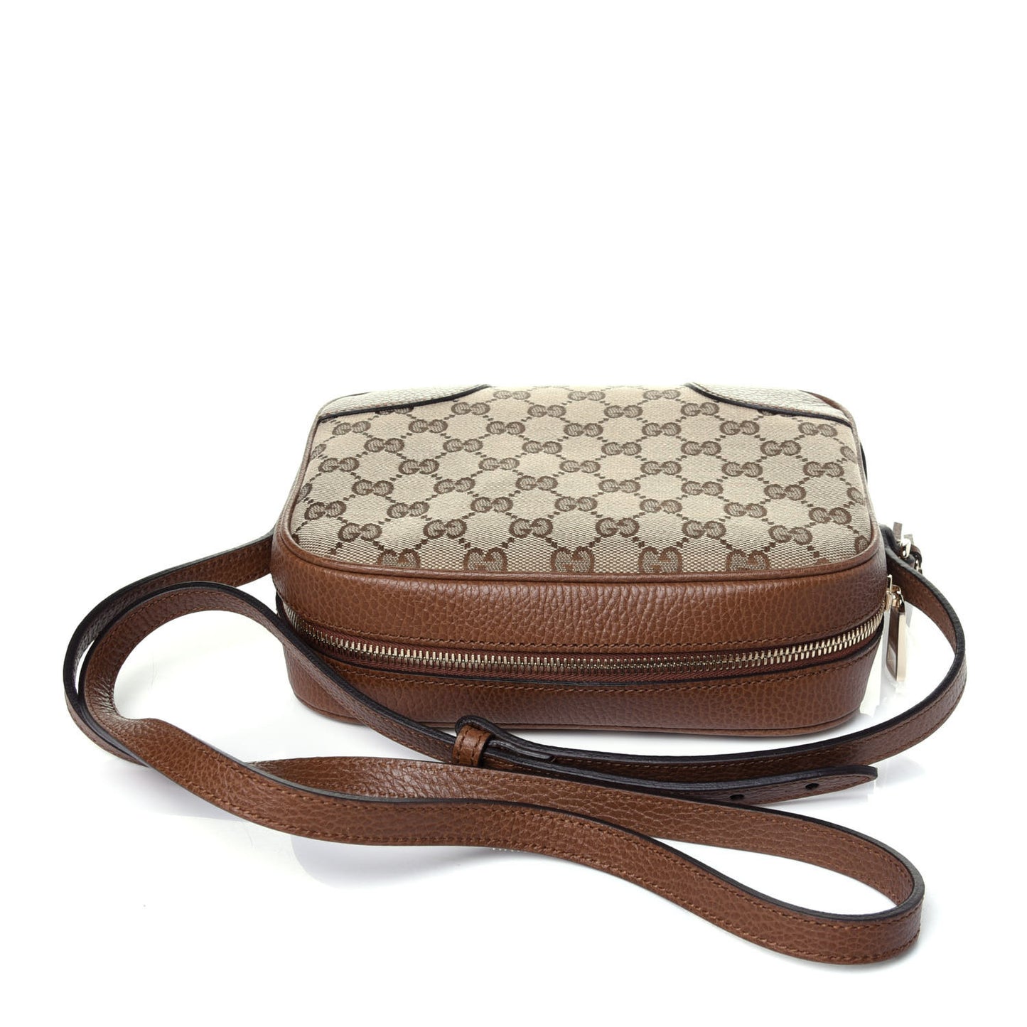 Monogram Mini Bree Messenger Bag Beige Tabacco