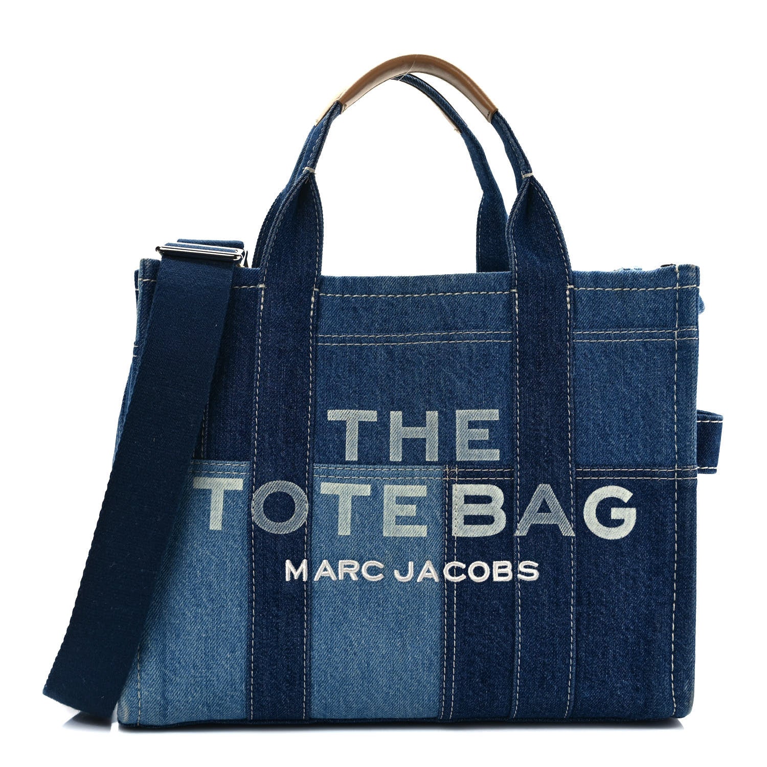 Marc Jacobs Denim Canvas Medium The Tote Bag Blue 1 of 11