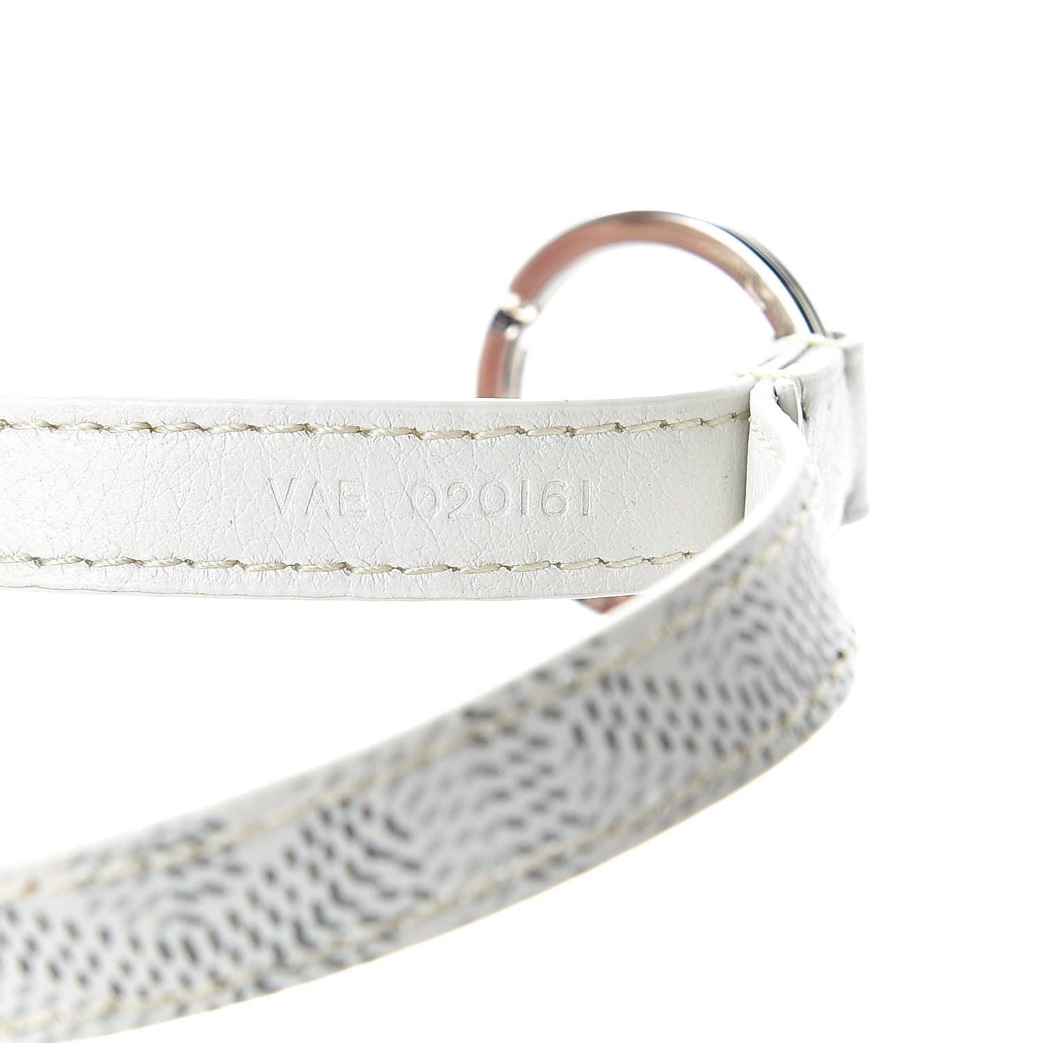 Goyard Goyardine Sesame Key Holder White 5 of 5
