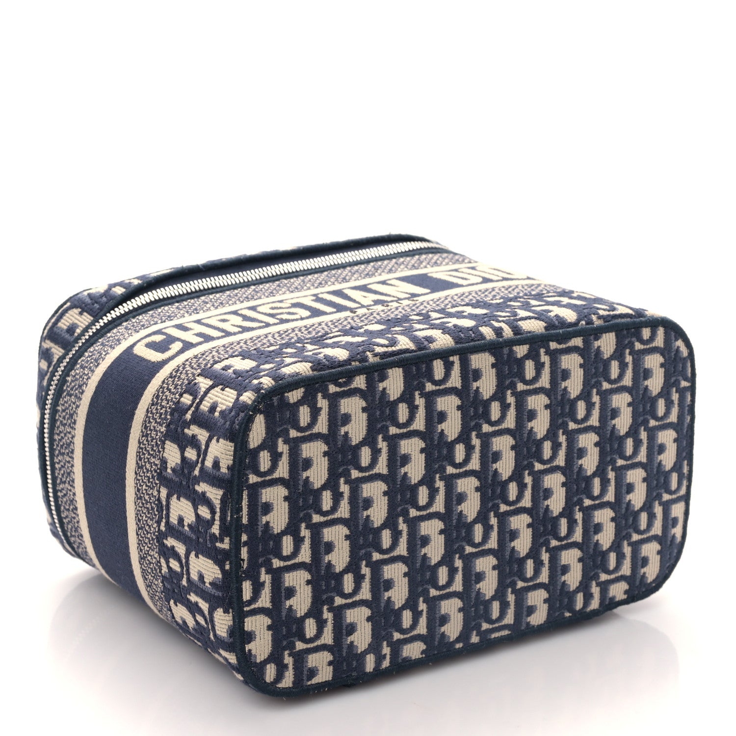 Christian Dior Oblique Diortravel Vanity Case Blue 4 of 8