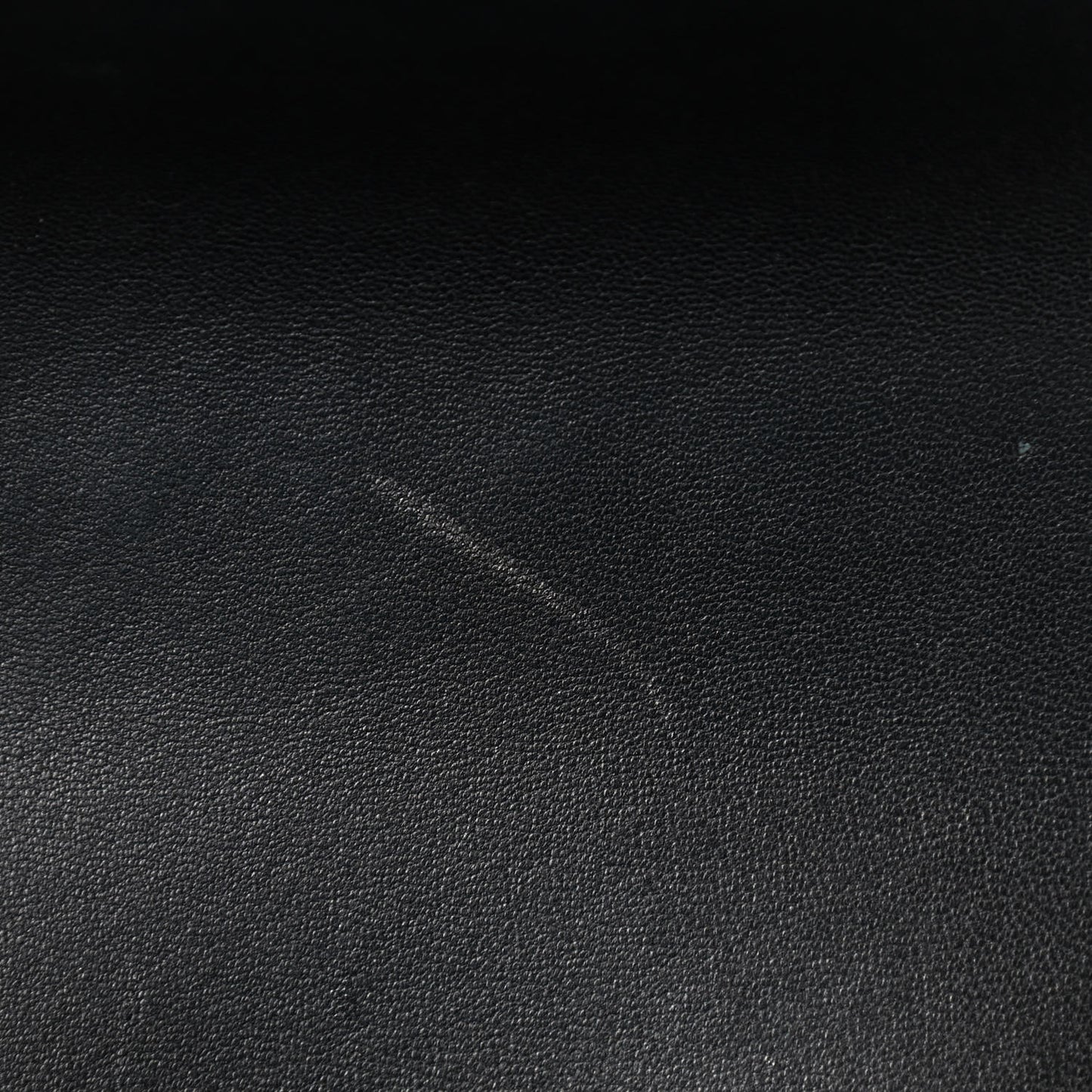 Glazed Calfskin Medium Boy Flap Black