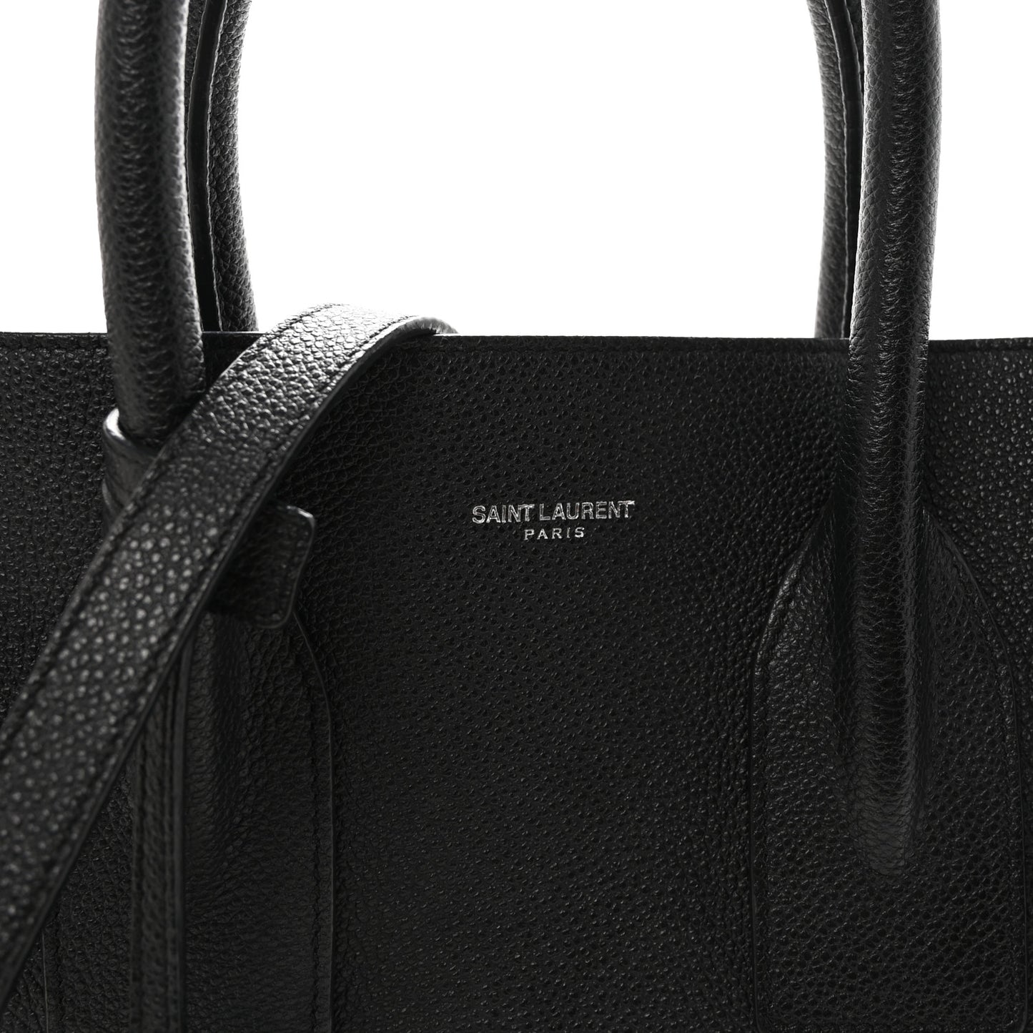 Grained Calfskin Small Sac De Jour Black