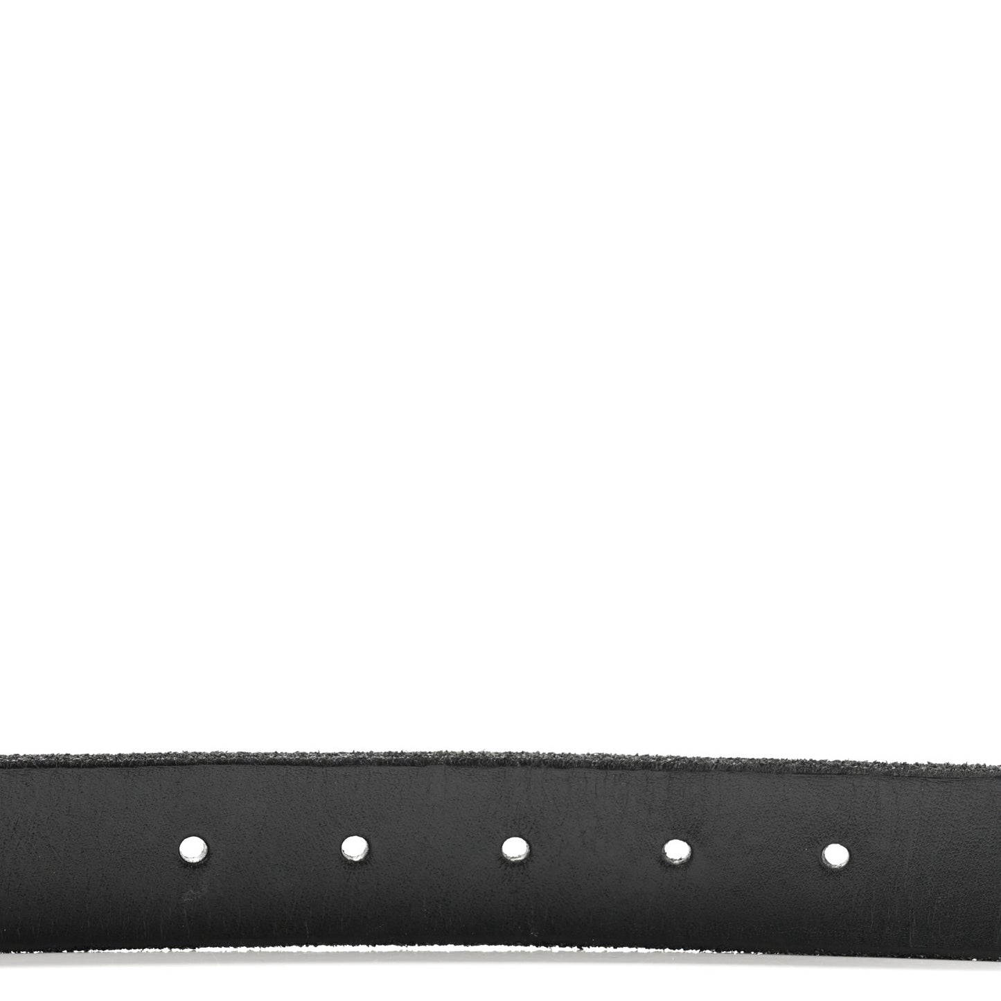 Cuoio Toscano Nickel Double G 30mm Belt 80 32 Black