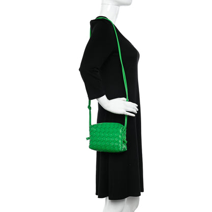 Bottega Veneta Nappa Intrecciato Small Loop Camera Bag Parakeet 2 of 13