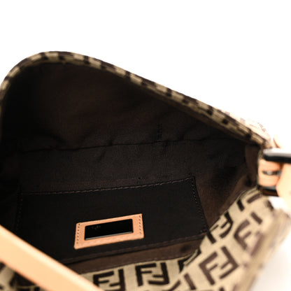Fendi Zucchino Mini Baguette Brown 5 of 9
