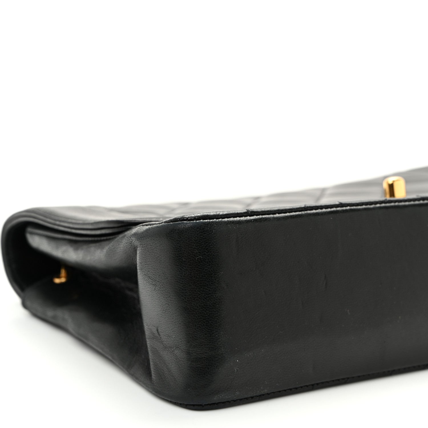 Chanel Lambskin Quilted Medium Single Flap Black 9 of 11