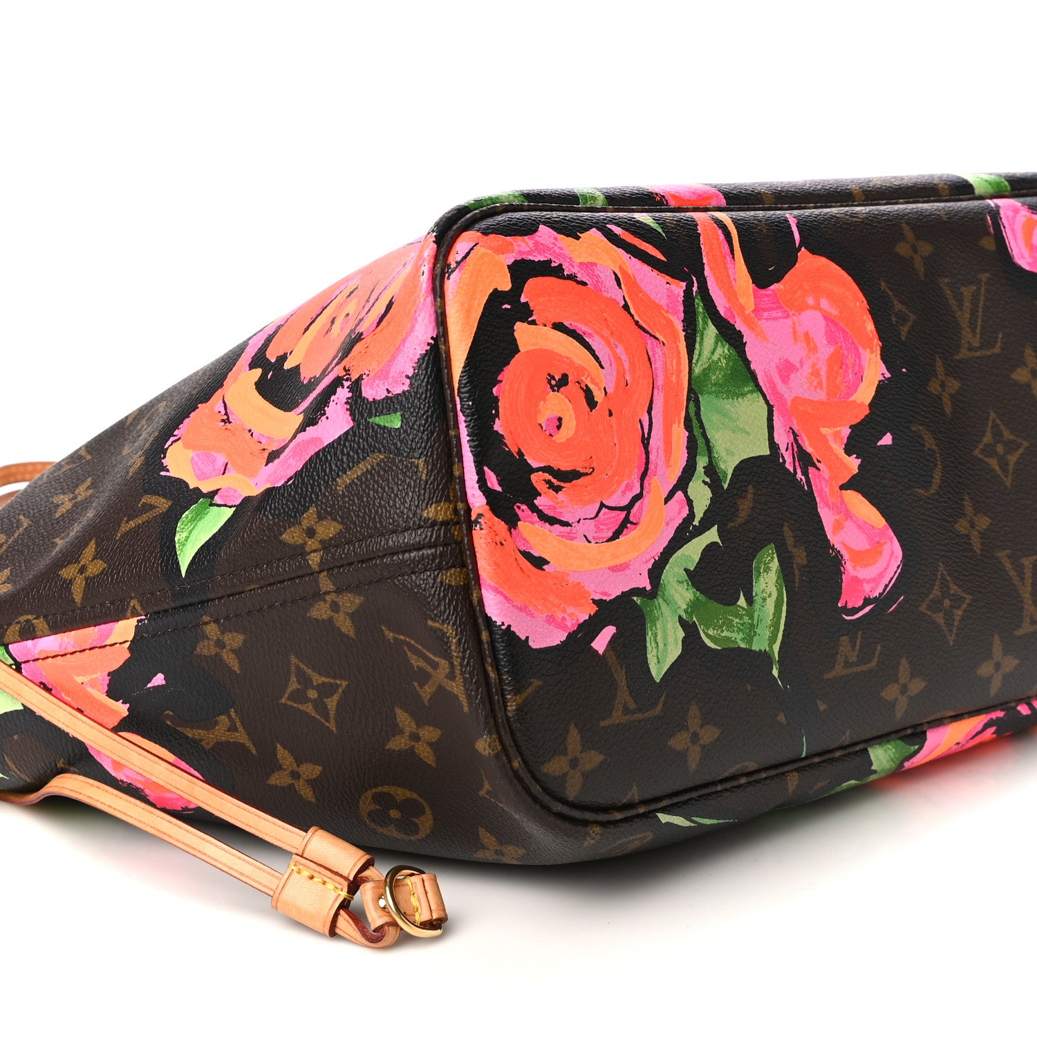Louis Vuitton Monogram Roses Neverfull MM 8 of 25