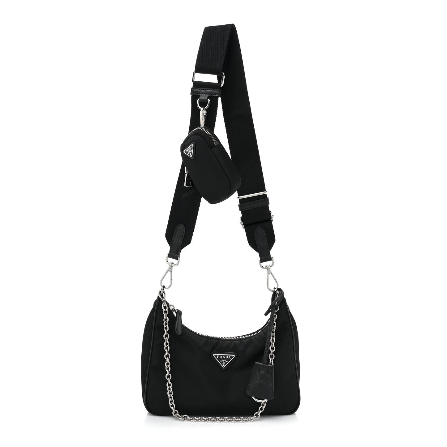 Nylon Re-Edition 2005 Shoulder Bag Black