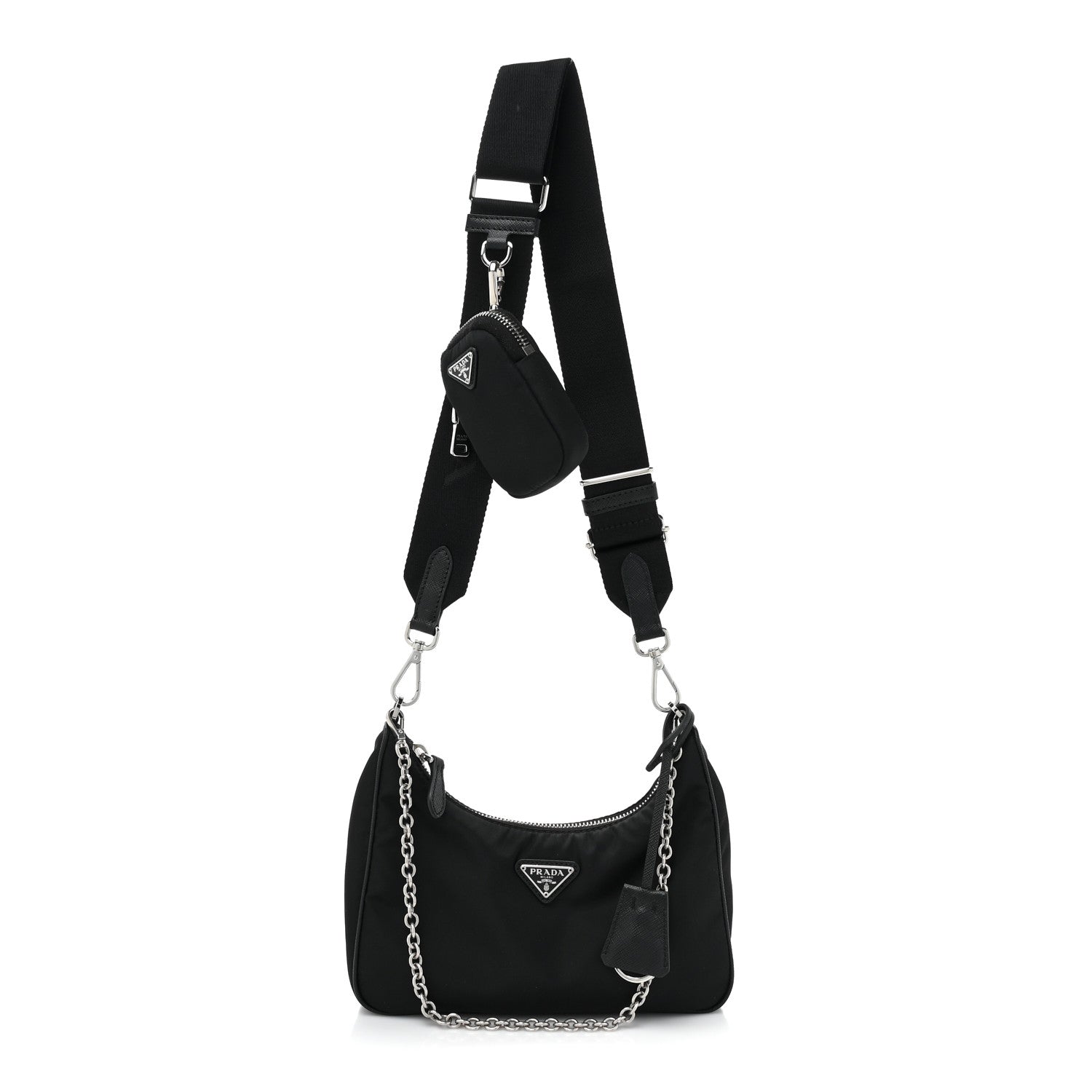 Prada Nylon Re-Edition 2005 Shoulder Bag Black 1 of 8
